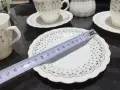 Стар български костен порцелан сервиз за чай , снимка 15