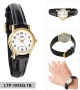 Дамски часовник Casio, черна кожена каишка, златен безел, LTP-1095Q-7B, снимка 6