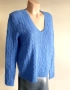 POLO Ralph Lauren Cable Wool / Cashmere Knit V - Neck Womens Size M ОРИГИНАЛ! Дамски Пуловер !, снимка 11