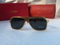 Cartier висок клас мъжки слънчеви очила с поляризация, снимка 5