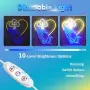 USB LED неон Lightzz с молитвени ръце и кръст, регулируема яркост, снимка 3