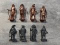 Метални фигурки - войници Индианци от Киндер яйца, снимка 1 - Колекции - 31628665