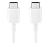 Кабел за пренос на данни и зареждане USB-C - USB-C Samsung EP-DA705, 25W, 1 м, цвят: бяло, снимка 2