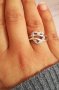 Красив сребърен пръстен - модел R003, снимка 4