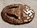 Стара немска значка от втората световна война Sahsentreffen NSDAR 1933, снимка 3