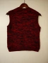 Нов дамски червен плетен елек S размер, снимка 2