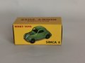 1/43 #35A Dinky Atlas Simca 5 Динки Атлас Симка Нова В Кутия, снимка 7