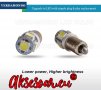 Габаритни диодни крушки габарити Ba9s с 5 Smd Led ксеноново бели диода за кола автомобил джип супер , снимка 13