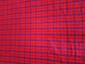 Памучен кариран плат червено и синьо, снимка 5