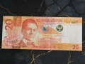 Банкнота - Филипини - 20 писо UNC | 2022г., снимка 1