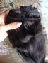 Индийска коса 200гр. 51см. 100% естествена коса! 1В, снимка 6
