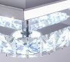        LED таванна светлина, квадратна кристална лампа, снимка 2