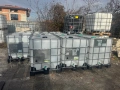 Бидони за вода 1000 литра чисти 1 тон подходящи за пренос на всякакви течности меласа addblue , снимка 2