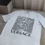 Тениска Versace Мedusa в бяло/черно/сиво, снимка 1