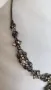 Старинно масивно колие от метал и камъни, снимка 4