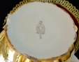 Кана баварски порцелан,чисто злато,роза,барок. , снимка 8