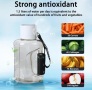 1.5L Спортна Бутилка за Водородна Вода Активатор Алкализатор Алкалайзер Йонизатор Жива Вода Католит, снимка 14