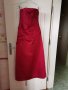 Червена официална дамска рокля, снимка 1