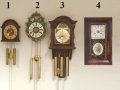Продавам 4 бр. перфектни стенни часовници, снимка 1 - Антикварни и старинни предмети - 42549162