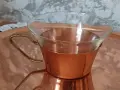 Меден сервиз на поднос-чаши термо стъкло, снимка 2