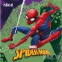 спайдърмен спайдермен Spiderman 10 бр зелени парти салфетки, снимка 1 - Други - 37971426