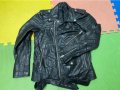 ''BLK DNM Leather Biker Jacket''оригинално кожено яке М размер, снимка 1 - Якета - 38498146