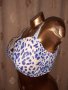 Есмара 90 D Сутиен в цвят телесен със сини капки, снимка 5