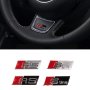 Лепенка за волан RS, Sline, стикер за волан на Audi, Ауди, снимка 1 - Аксесоари и консумативи - 44499721
