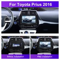 Мултимедия, за Toyota PRIUS, Двоен дин, Навигация, дисплей 2 Дин, плеър, 9“ екран, Android, Андроид, снимка 4 - Аксесоари и консумативи - 42866141