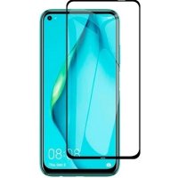 Стъклен протектор за Huawei P40 Lite Е 9D FullFace FullGlue Black лепило по цялата повърност, снимка 1 - Фолия, протектори - 31214489