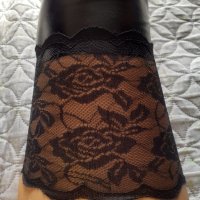 Еротични кожени  чорапи с дантела . Цена 25лв., снимка 6 - Бельо - 42460026