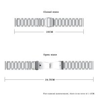 Метални верижки/каишки за часовници неръждаема стомана за HUAWEI /SAMSUNG 20/22mm. , снимка 7 - Каишки за часовници - 35294789
