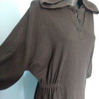 Памучна рокля тип туника с качулка "Zara"® / голям размер , снимка 4 - Рокли - 37416558
