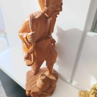 красива Азиатска дърворезба, снимка 3 - Антикварни и старинни предмети - 42863830