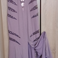 Лилава бална рокля, снимка 2 - Рокли - 44631398