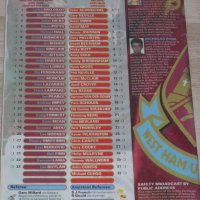 Уест Хям Юнайтед оригинални стари футболни програми от 1995, 1997, 1998, 2000, 2002, 2003 г., снимка 7 - Фен артикули - 31455531