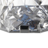 LED кристална лампа, снимка 3 - Настолни лампи - 44603346