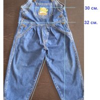 Детски дънков гащеризон, снимка 6 - Детски панталони и дънки - 37438020