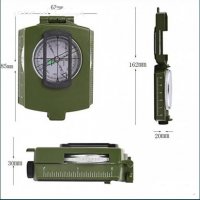Висококачествен призматичен компас/военен тип/, снимка 2 - Екипировка - 31584763