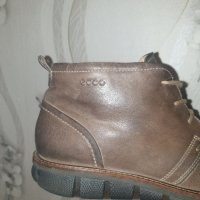 кожени обувки  Ecco Jeremy Hybrid Leather Boot Chukka  номер 45, снимка 2 - Мъжки боти - 42346000