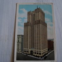 Стара пощенска картичка "Grant Building",  Питсбърг, САЩ 1931г., снимка 1 - Филателия - 32064538