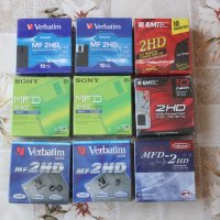 Продавам флопи FDD нови дискети Verbatim 1.44Mb, снимка 1 - Външни хард дискове - 39341845