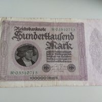 100 000 марки 1923 Германия , снимка 1 - Нумизматика и бонистика - 37118492
