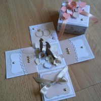  Експлодираща кутия за сватба, подарък за сватба, снимка 10 - Подаръци за сватба - 22061737