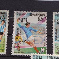 Пощенски марки чиста комплектна серия Футбол Световно първенство Мексико 86г. За колекция - 22547, снимка 3 - Филателия - 36662842