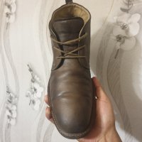 кожени обувки  Ecco Jeremy Hybrid Leather Boot Chukka  номер 45, снимка 3 - Мъжки боти - 42346000