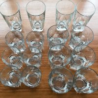 Комплект стъклени чаши - 16 части, снимка 2 - Чаши - 30865848