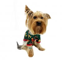 Коледна кучешка тениска Кучешки Коледни дрехи Коледни кучешки дрехи Дрехи за кучета Дреха за куче, снимка 2 - За кучета - 35175001