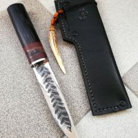 Ръчно изработен ловен нож от марка KD handmade knives ловни ножове, снимка 1 - Ловно оръжие - 39889813