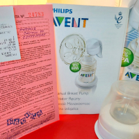 Ръчна помпа за кърма + Парен стерилизатор на шишета. Philips Avent., снимка 3 - Аксесоари за кърмачки - 44674085